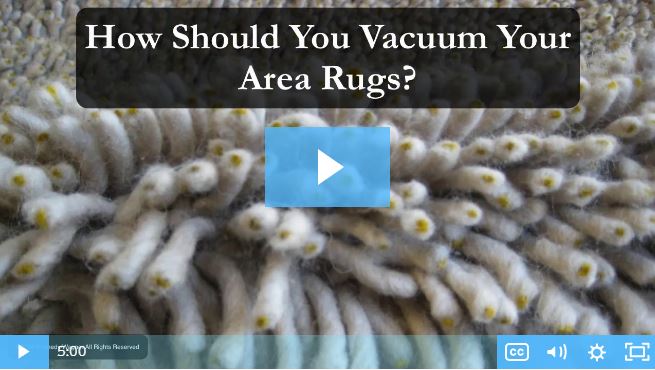 Vacuuming Rugs