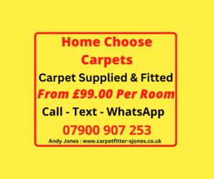 Carpet Supplied and Fitted from £99 per Room